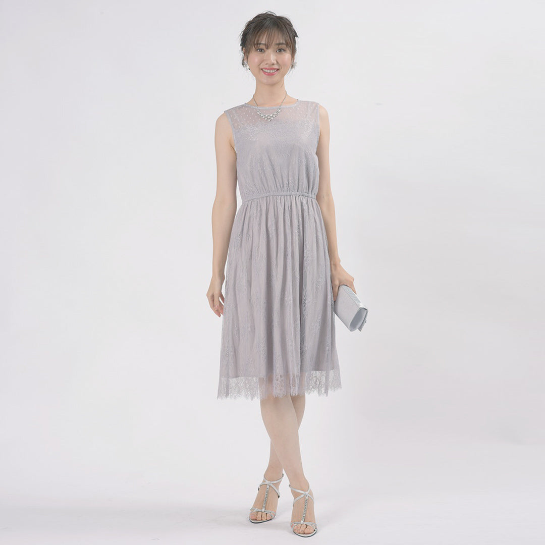 ロイプリ　レースオーバースカート オーバースカート付き 2way総レースワンピース Dear Princess