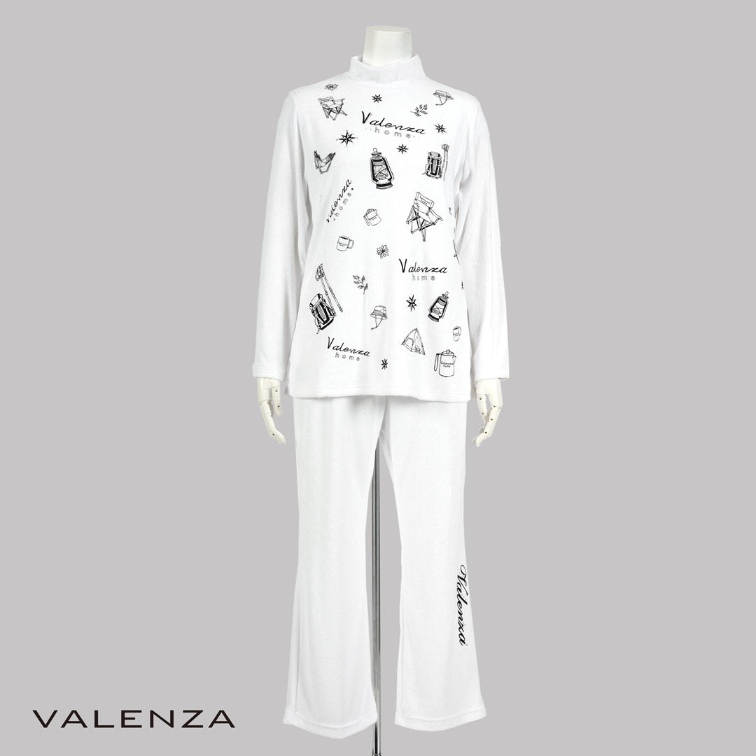 【超特価】【OUTLET】両面パイル ロングパンツ　VALENZA home　5326200