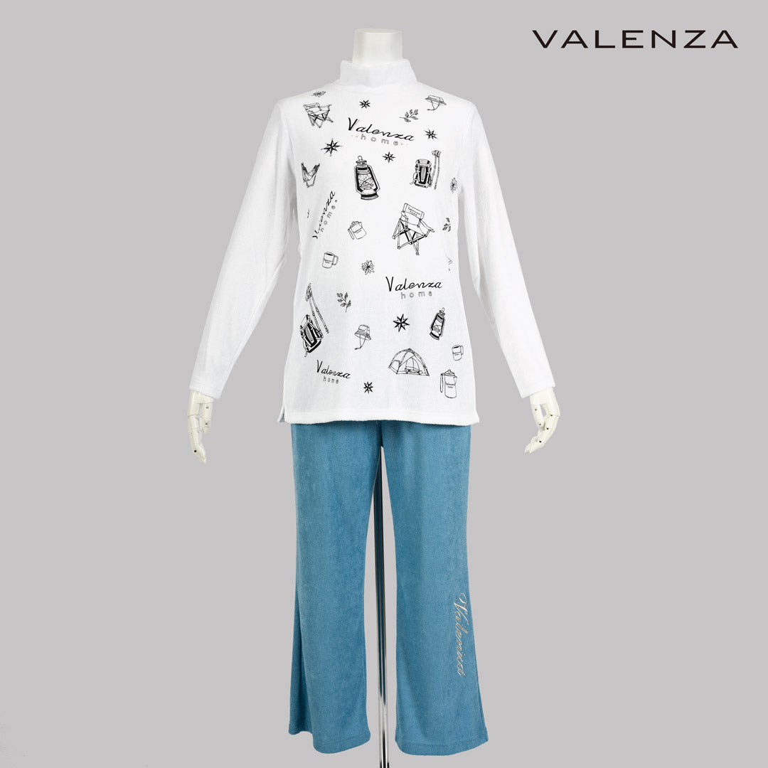 【超特価】【OUTLET】両面パイル ロングパンツ　VALENZA home　5326200