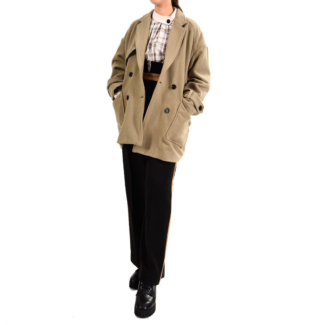 【OUTLET】クリーミーダブルクロス　コート　B DONNA