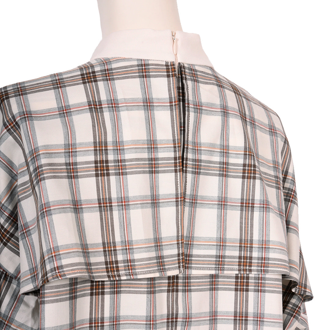 T/C TOP Yarn Check Blouse B DONNA