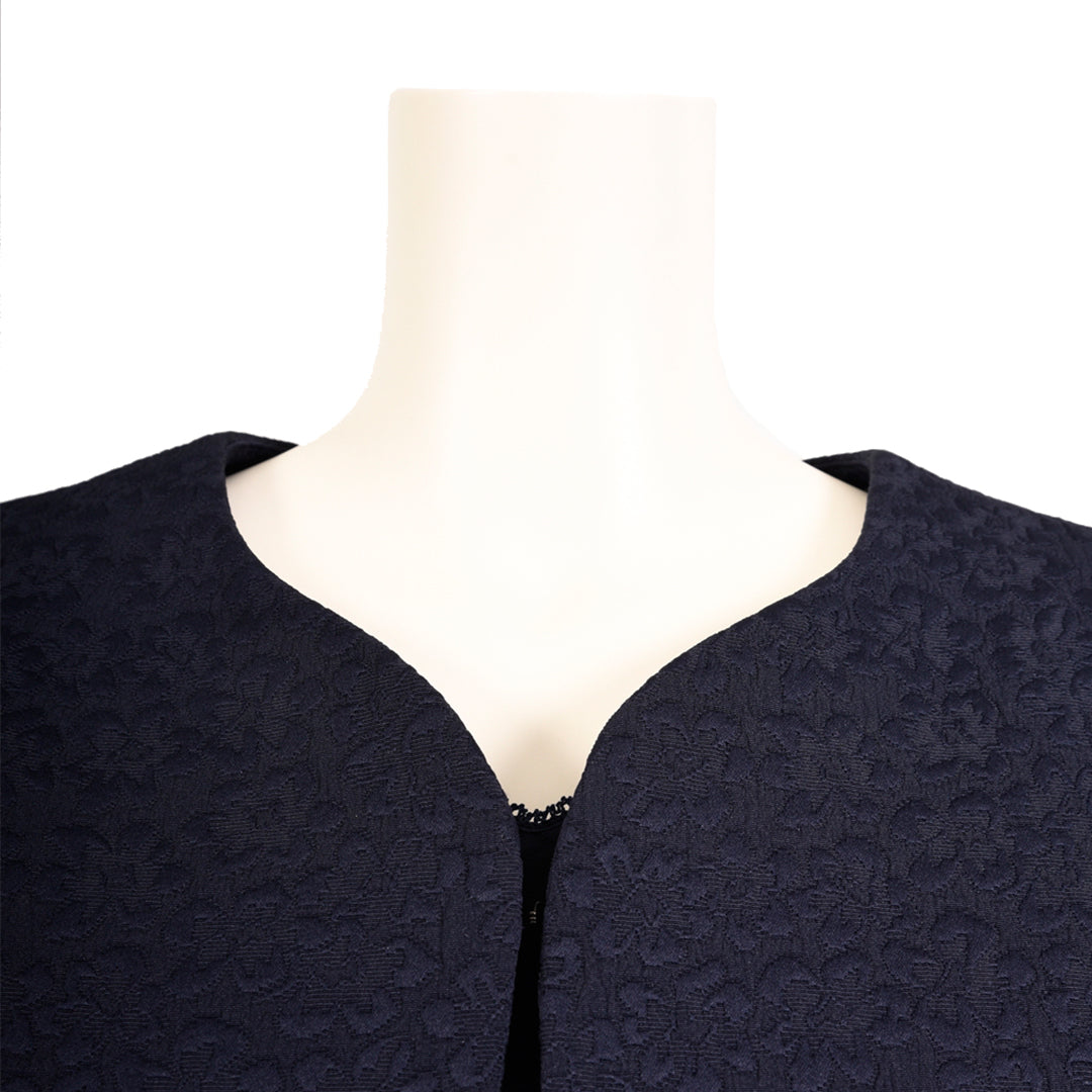 花柄　ジャガード　ハートネック　ジャケット　お呼ばれ　結婚式　羽織　ペプラム　DearPrincess　ディアプリンセス　ディアプリ