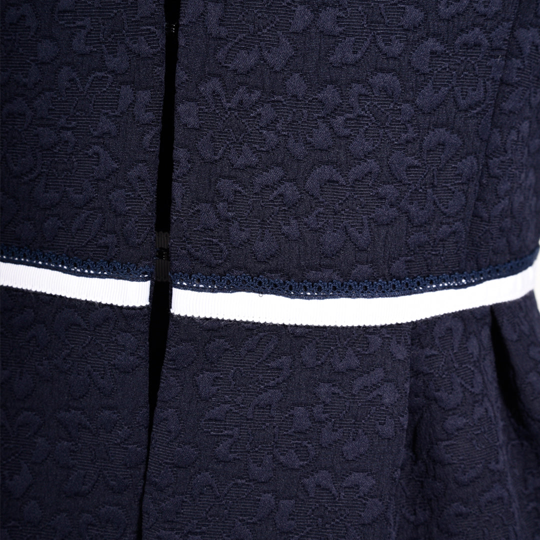 花柄　ジャガード　ハートネック　ジャケット　お呼ばれ　結婚式　羽織　ペプラム　DearPrincess　ディアプリンセス　ディアプリ